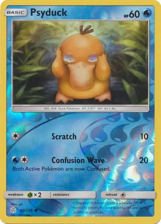 Cosmic Eclipse Psyduck #40/236 reverse holo